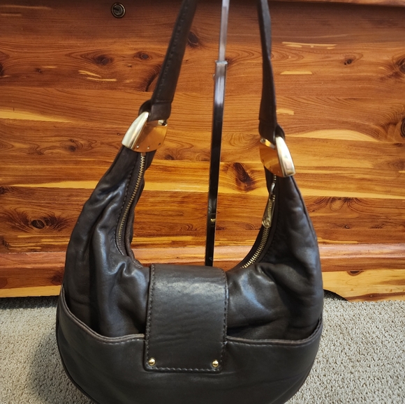 Michael Kors Brown Soft Leather Morgan Hobo Purse - Picture 4 of 12